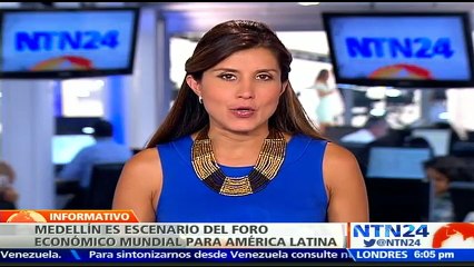 En resumen: así trascurrió la primera jornada del Foro Económico Mundial en Medellín