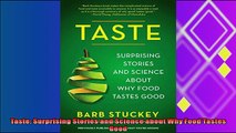 read now  Taste Surprising Stories and Science about Why Food Tastes Good