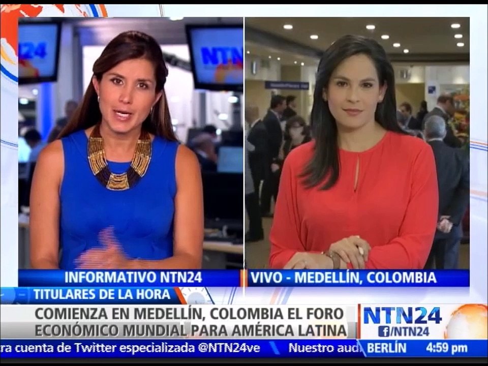 Cobertura NTN24: regulación de drogas para crear mejores políticas públicas, tema inicial del Foro Económico Mundial