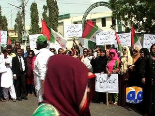 MQM stages protest outside ECP offices -16 June 2016