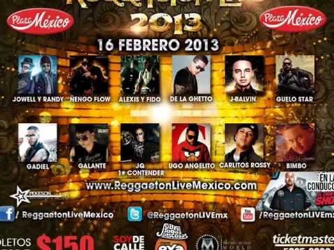 Galante, Ñengo Flow, Alexis y Fido y Mas - Mexico, DF 2013 (Reggaeton Live)