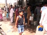 Water shortage continues in different areas in Karachi -16 June 2016