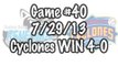 Brooklyn Cyclones vs. Hudson Valley Renegades 7/29/13