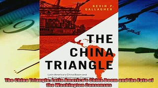 Enjoyed read  The China Triangle Latin Americas China Boom and the Fate of the Washington Consensus