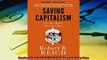 Popular book  Saving Capitalism For the Many Not the Few