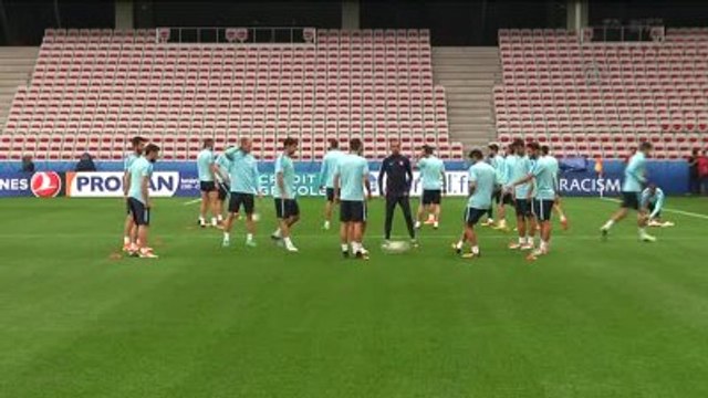 A Milli Takım'da İspanya Maçı Hazırlıkları (2)