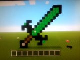 Minecraft na kreatywnie: Budujemy wielki emeraldowy miecz:O