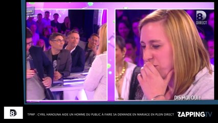 TPMP : Cyril Hanouna aide un homme du public à faire sa demande en mariage en plein direct (VIDEO)