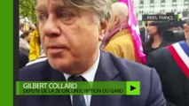 Gilbert Collard s’exprime à RT France lors de la manifestation « pour tous » à Paris
