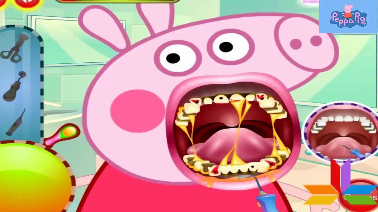 Jogos de Meninas Peppa Pig Doctor Dentist   Peppa Pig Games for Kids  Girls