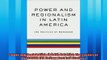 Read here Power and Regionalism in Latin America The Politics of MERCOSUR ND Kellogg Inst Intl