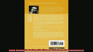 Popular book  John Kenneth Galbraith Great Thinkers in Economics
