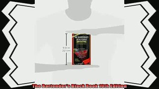 best book  The Bartenders Black Book 10th Edition
