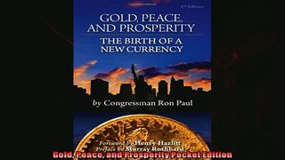 For you  Gold Peace and Prosperity Pocket Edition