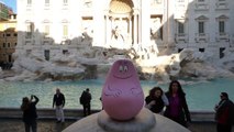 BARBAPAPA at Fontana di Trevi, roma