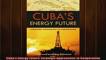 For you  Cubas Energy Future Strategic Approaches to Cooperation