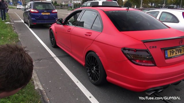 Mercedes-Benz C63 AMG w/ iPE Exhaust - Loud Revs & Accelerations!