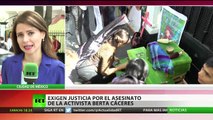 VIDEO: Exigen justicia por el asesinato de la activista Berta Cáceres