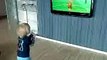 Nintendo Wii fit plus 20 months baby boy playing ball