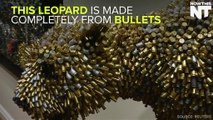 Artist Makes Sculptures Out Of Used Bullets