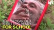 Grandfather Goes Back To School After His Wife Dies