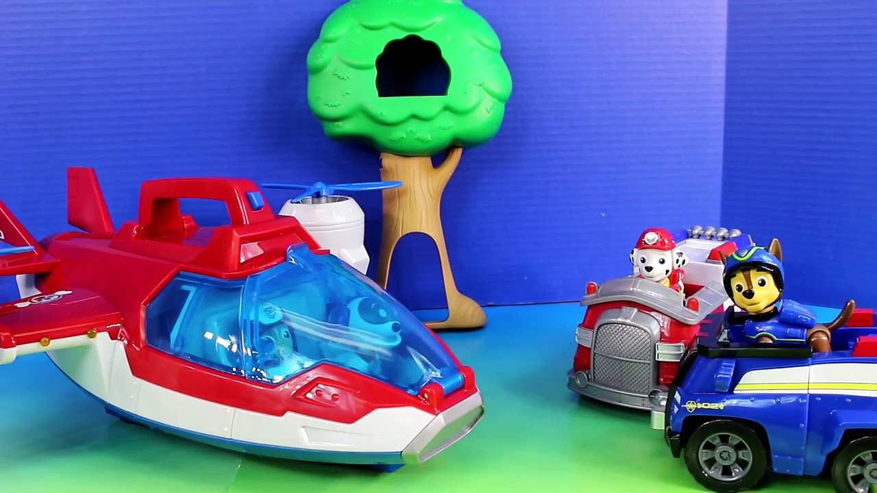 Nickelodeon Paw Patrol Air Patroller With Ryder Chase Firefighter Marshall Rescue Cali