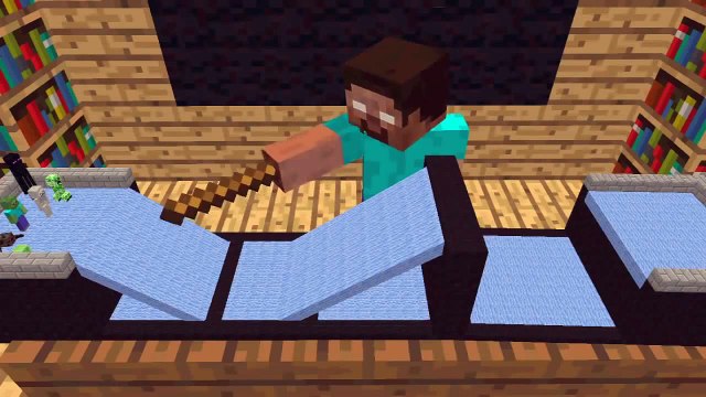 Monster School: Skateboarding Tricks (Minecraft Animation)