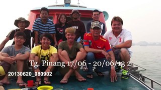 Tg. Pinang fishing trip on 17/06/13 - 20/06/13 with Mel & the gangs