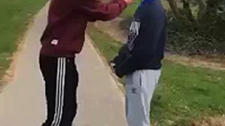 Getting punched in the face for leafy