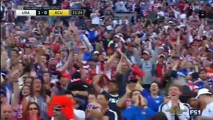 Dempsey GOAL 1-0 USA vs Ecuador --Copa America Centenario 2016
