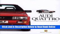 Read Audi Quattro: A celebration of the world s first 4x4 coupe (Haynes Great Cars)  Ebook Online