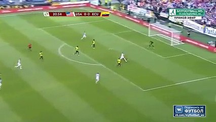 1-0 Clint Dempsey Goal - USA 1-0 Ecuador USA 2016