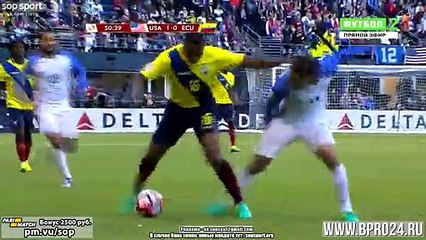 Double RED CARDS - USA 1 - 0 Ecuador - Copa America Centenario (16.06.2016) HD