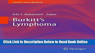 Read Burkitt s Lymphoma (Current Cancer Research)  PDF Free