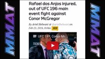 Jose Aldo DECLINES Conor McGregor fight after RDA PULLS OUT of UFC 196 & more