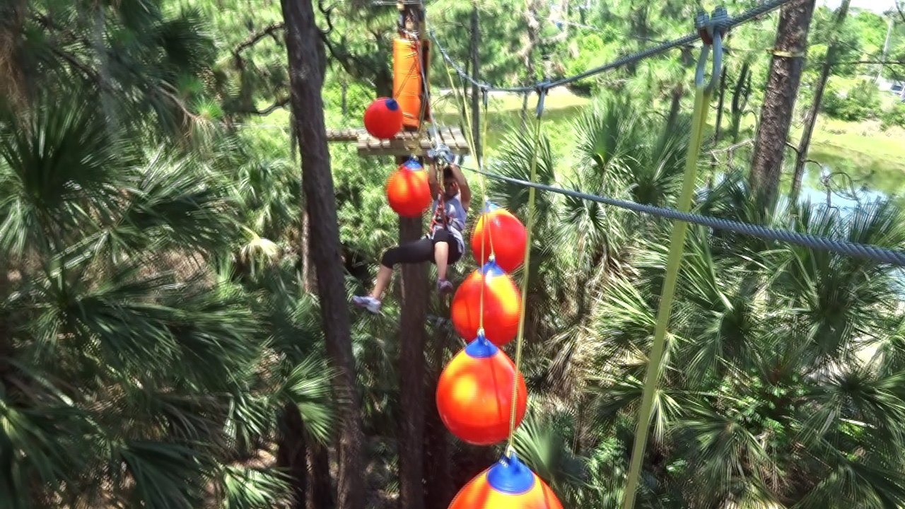 14 Mom flying thru balls