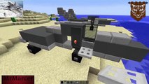 Minecraft: How To Make F22 Raptor