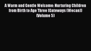 Read A Warm and Gentle Welcome: Nurturing Children from Birth to Age Three (Gateways (Wecan))