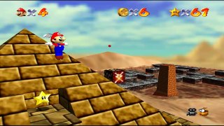 Let´s Play Super Mario 64 Part 26 Pyramiden und schwerer Einstieg