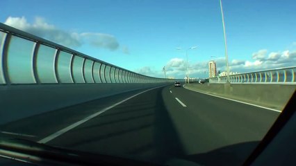 HD版 阪神高速道路 4号湾岸線 りんくうJCT→泉大津PA 2008/02/24撮影