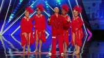 John Rothman Dancers Senior Dance Troupe Wow Crowd with Classic Moves America's Got Talent 2016