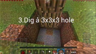How to make a tree trap in Minecraft PE (0.13.0 +)