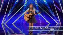 Kadie Lynn 12 Year-Old Singer Puts Country Spin on Bedtime Classic America's Got Talent 2016