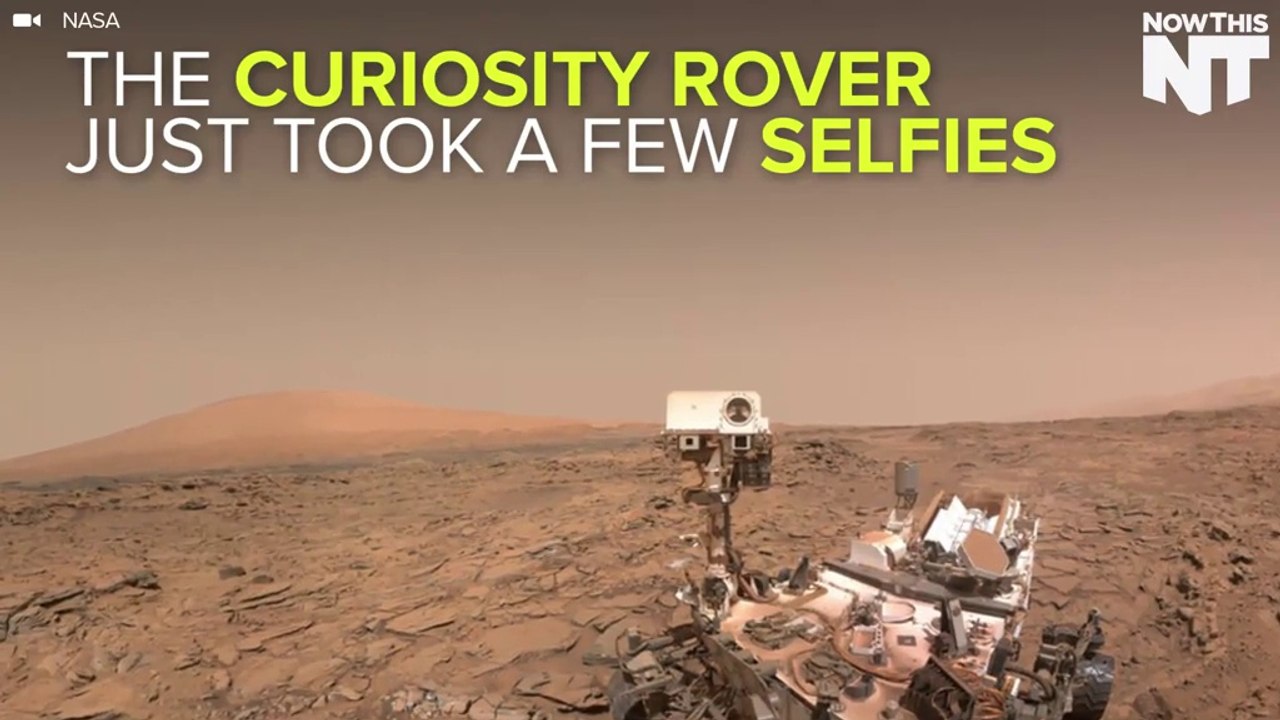 Curiosity Mars Rover Takes Selfies