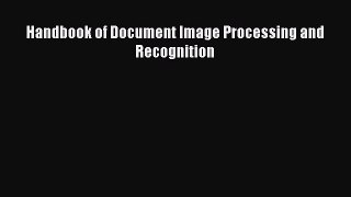 [PDF] Handbook of Document Image Processing and Recognition [Download] Full Ebook