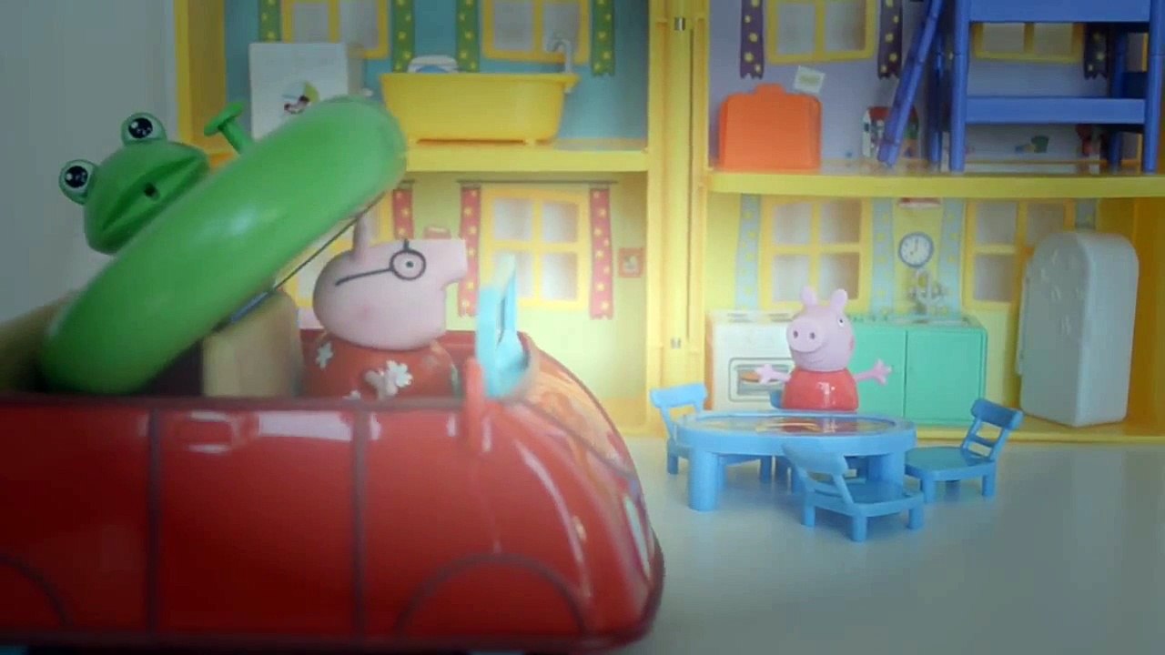 Isı domuz George da Familia Peppa Pig Ganha Piscininha Gün değil!!! Tototoykids Portekizce Ediyorum