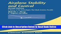 Read Airplane Stability and Control: A History of the Technologies that Made Aviation Possible