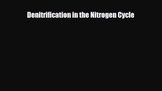 Download Denitrification in the Nitrogen Cycle PDF Online