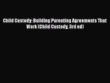 Read Book Child Custody: Building Parenting Agreements That Work (Child Custody 3rd ed) ebook