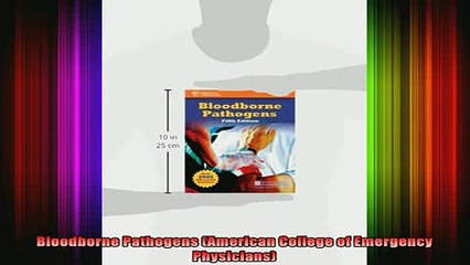 READ book  Bloodborne Pathogens American College of Emergency Physicians Full Free